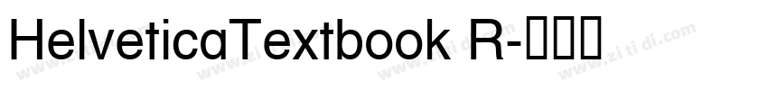 HelveticaTextbook R字体转换